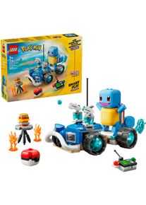 Konstruktionsspielsteine Lego "SMART Play: Trainer-Buggyabenteuer mit Schiggy (72156), Lego Pok&eacute;mon", bunt, Spielbausteine, Kinder, Kunststoff, Konstruktionsspielsteine, Mit SMART Brick kombatibel (nicht enthalten)