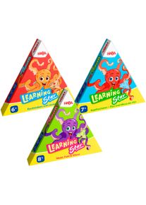 Spiel Haba "Learning Star, 3erSet, Wort/Bild, Rechnen und Natur", bunt, Spiele, Kinder, Spiel