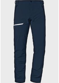 Sch&ouml;ffel Outdoorhose SCH&Ouml;FFEL "Pants Folkstone Warm M", Herren, Gr. 28, Normalgr&ouml;&szlig;en, blau (8820, blau), Oberstoff: 56% Nylon, 34% Polyester, 10% Elasthan, Hosen Outdoorhose
