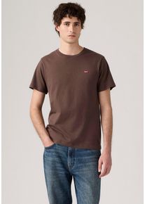 Levi's T-Shirt LEVI'S "ORIGINAL HM TEE", Herren, Gr. XL, bracken, Jersey, Obermaterial: 100% Baumwolle, normal h&uuml;ftbedeckend, Rundhals, Rippb&uuml;ndchen, Shirts T-Shirt, mit Logo Print