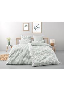Bettw&auml;sche OTTO HOME "Nordby", jade, B/L: 135cm x 200cm, 1 Stk., 1 Stk., Seersucker, B/L: 80cm x 80cm, 2, Seersucker, Obermaterial: 100% Baumwolle, Bettw&auml;sche, Bettw&auml;sche, Bettw&auml;sche aus Baumwolle, skandinavisches Design, ab Gr&ouml;&szlig;e 135x200 cm