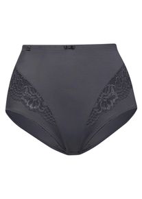 Miederslip SuSa "Miederslip London", Damen, Gr. 50, grau (onyx), Stoff, Obermaterial: 75% Polyamid PA. 25% Elasthan EL., Unterhosen Miederslip