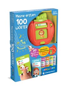 Spiel Clementoni "Education, Meine ersten 100 W&ouml;rter", bunt, Spiele, Kinder, Spiel