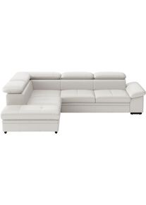 Sit & More Ecksofa SIT & MORE "Viola", wei&szlig; (reinwei&szlig;), B:249cm H:73cm T:226cm, Sofas, Ecksofa, optional mit Bettfunktion