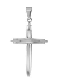 Adelia&acute;s Kreuzanh&auml;nger ADELIA&acute;S "Herren Anh&auml;nger &iquest; Kreuz Kreuzanh&auml;nger aus Edelstahl", silber, Schmuckanh&auml;nger, Herren, Edelstahl, Kreuzanh&auml;nger