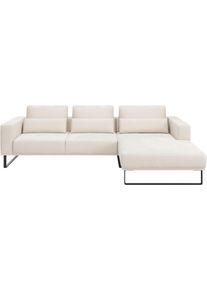 Ecksofa Musterring "JUSTB PM100, stilvoller Lounge-Komfort von Musterring", beige (nature), B:292cm H:88cm T:185cm, 94% Polyester, 6% Nylon, Sofas, Ecksofa, Kollektion Bettina Zimmermann, optionaler Sitzvorzug & Fu&szlig;-Auswahl