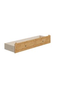 Bettschubkasten OTTO HOME "Paula", braun (natur), B:299cm H:32cm T:60cm, Massivholz, Schubladen, Bettschubkasten, aus massiver Kiefer, passend f&uuml;r gleichnamiges Bett, FSC