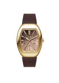 Ice Watch Quarzuhr ICE-WATCH "ICE boliday - Dome - Metal - Small - 3H + Date", dunkelbraun, Armbanduhren, Damen, Quarzuhr, Armbanduhr, Damenuhr, analog, Datum, Silikonarmband