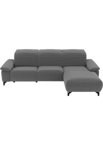Ecksofa Musterring "MR370", grau, B:280cm H:83cm T:180cm, 100% Polyester, Sofas, Ecksofa, Farbe, Material, Sitzkomfort und Funktion w&auml;hlbar, Ma&szlig;e 280 x 180 cm