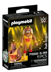 Konstruktions-Spielset Playmobil "WWE Hulk Hogan (71958), WWE", gelb (bunt), Spielbausteine, Kinder, Kunststoff, Konstruktions-Spielset, Made in Europe
