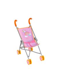 Puppenbuggy Haba "Regenbogen, rosa", rosa, Puppenwagen, KinderH:100cm T:65cm, Kunststoff, Metall, Polyester, Puppenbuggy, H:100cm T:65cm
