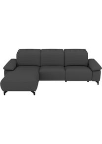 Ecksofa Musterring "MR370", schwarz, B:280cm H:83cm T:180cm, 100% Leder, Sofas, Ecksofa, Farbe, Material, Sitzkomfort und Funktion w&auml;hlbar, Ma&szlig;e 280 x 180 cm