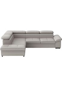 Sit & More Ecksofa SIT & MORE "Viola", beige (light grau), B:249cm H:73cm T:226cm, Sofas, Ecksofa, optional mit Bettfunktion