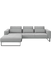 Ecksofa Musterring "JUSTB PM100, stilvoller Lounge-Komfort von Musterring", grau, B:292cm H:88cm T:185cm, 94% Polyester, 6% Nylon, Sofas, Ecksofa, Kollektion Bettina Zimmermann, optionaler Sitzvorzug & Fu&szlig;-Auswahl