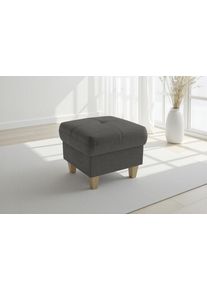 Sit & More Polsterhocker SIT & MORE, anthrazit, B:58cm H:48cm T:58cm, 100% Polyester, Hocker, Polsterhocker