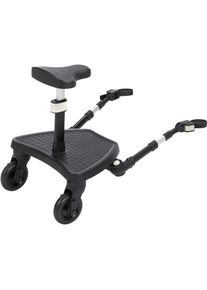 Buggyboard fillikid "Mitfahrbrett FlexiRide", Baby, schwarz, Aluminium, Kunststoff, Buggyboards Buggyboard, f&uuml;r Kinderwagen