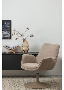 Drehsessel Woood "Marten mit Nova-Gewebtem Bezug h&ouml;henverstellbar B 79 x T 76 x H 91 cm", sand, B:79cm H:91cm T:76cm, Sessel, Drehsessel, Sehr hohe Verschlei&szlig;festigkeit, Tragkraft 120 kg, Armlehnen integriert