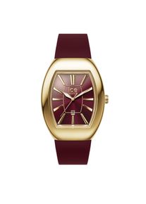 Ice Watch Quarzuhr ICE-WATCH "ICE boliday - Dome - Metal - Small - 3H + Date", weinrot, Armbanduhren, Damen, Quarzuhr, Armbanduhr, Damenuhr, analog, Datum, Silikonarmband