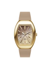 Ice Watch Quarzuhr ICE-WATCH "ICE boliday - Dome - Metal - Small - 3H + Date", beigefarben, Armbanduhren, Damen, Quarzuhr, Armbanduhr, Damenuhr, analog, Datum, Silikonarmband