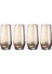 Gl&auml;ser-Set, transparent, B:7,5cm H:14,5cm, Glas, Trinkgef&auml;&szlig;e, Gl&auml;ser-Set