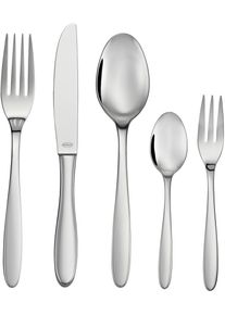 R&ouml;sle Besteck-Set R&Ouml;SLE "CULTURE", silber (silberfarben), 60 tlg., Edelstahl 18/10, Essbesteck-Sets, Besteck-Set, wahlweise hochgl&auml;nzend oder mattiert, sp&uuml;lmaschinengeeignet