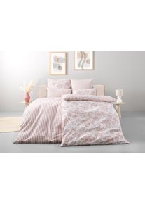 Bettw&auml;sche OTTO HOME "Nordby", ros&eacute;, B/L: 135cm x 200cm, 1 Stk., 1 Stk., Seersucker, B/L: 80cm x 80cm, 2, Seersucker, Obermaterial: 100% Baumwolle, Bettw&auml;sche, Bettw&auml;sche, Bettw&auml;sche aus Baumwolle, skandinavisches Design, ab Gr&ouml;&szlig;e 135x200 cm