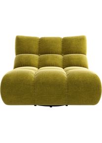 1,5-Sitzer Home Affaire "Cozy Bubble, 360 drehbarer Sessel, Breite 107 cm", pistachio, B:112cm H:82cm T:108cm, 100% Polyester, Sofas, 1 5-Sitzer, mit eleganter Steppung, Rundumbezug & weicher Polsterung