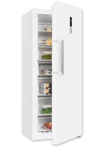 Exquisit Gefrierschrank "GS380-NF-H-050E inoxlook", Energieeffizienz: E, silber (wei&szlig;), B:71cm H:185,5cm T:71cm, Gefrierschr&auml;nke, 380 L Gefrierschrank: No-Frost, 4-Sterne & flexibel mit LED-Licht, Gefrierschrank