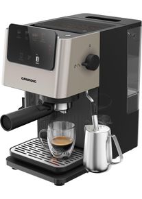 Grundig Espressomaschine "KSM 7530", titan, schwarz, 1, Kaffeemaschinen, Kaffeevollautomat mit 15 Bar, Touch & GrindPro&trade; Mahlwerk, Espressomaschine