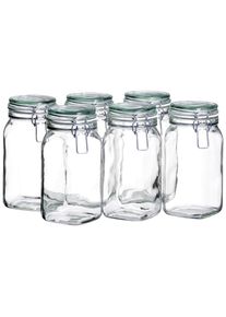 M&auml;ser M&auml;ser Einmachglas-Set Gothika, Glas, lebensmittelecht, B&uuml;gelverschluss, luftdichter Verschluss, auslaufsicher, unbef&uuml;llt, K&uuml;chenzubeh&ouml;r, Vorratsbeh&auml;lter, Einmachgl&auml;ser