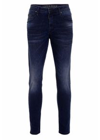 Cipo & Baxx Slim-fit-Jeans CIPO & BAXX "Cipo & Baxx Jeans", Herren, Gr. 34-34, L&auml;nge 34, blau, Obermaterial: 90% Baumwolle CO. 10% Elasthan EL., slim fit, Jeans Slim-fit-Jeans, im Slim-Fit Schnitt, CD540