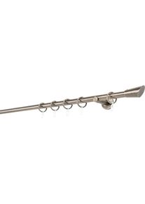 Gardinenstange mydeco "20mm Rag Wandtr&auml;ger 6,5 cm", braun (bronzefarben), L:400cm, Gardinenstangen, Gardinenstange