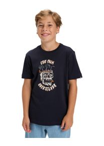 T-Shirt Quiksilver "Ev Stay Palm", Jungen, Gr. 14, schwarz navy, Obermaterial: 100% Baumwolle., Shirts T-Shirt