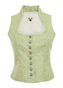 Trachtenbluse HANGOWEAR "Mieder FANNY", Damen, Gr. XS, gr&uuml;n (hellgr&uuml;n), Obermaterial: 100% Polyester PES., Blusen Trachtenbluse
