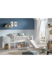 Vipack Spielbett SCOTT Wei&szlig; ca.90x200cm mit Rutsche