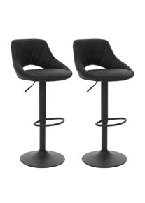 MCW BARHOCKER Schwarz 2er-Set