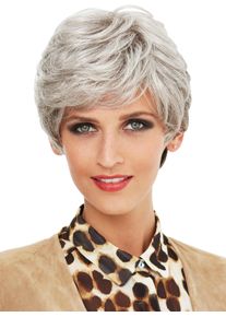Damen Per&uuml;cke Ellen hellgrau Gr&ouml;&szlig;e 0
