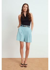 Hoge Taille Wijde Pantalon Shorts