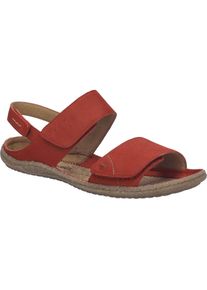 Sandale Josef Seibel "Caitlyn 04, rot", Damen, Gr. 42, rot, Obermaterial: 100% Rindsleder Leather cow., Schuhe Sandale