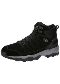 Wanderstiefel Lico "Outdoorstiefel Fairfield High", Herren, Gr. 42, schwarz, Veloursleder, Schuhe Wanderstiefel
