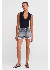 Dames Hoge Taille Spijkerbroek Shorts