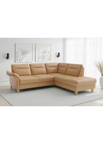 Sit & More Ecksofa SIT & MORE "Pamela", grau (cappuccino), B:218cm H:90cm T:212cm, Sofas, Ecksofa