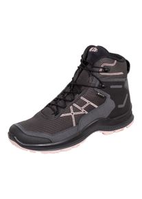 Sneaker HAIX "Black Eagle Adventure 3.0 GTX Ws mid", Damen, Gr. 6,5, grau (anthrazit, rosa), Obermaterial: 100% Synthetik synthetic., Schuhe Sneaker