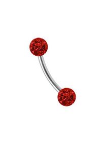 Adelia&acute;s Augenbrauenpiercing ADELIA&acute;S "Piercing Augenbrauenpiercing", rot, Piercings, Damen, Titan, Augenbrauenpiercing