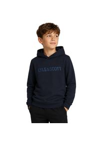 Lyle & Scott Jongens Logo Pullover Hoodie (Donkere marine)