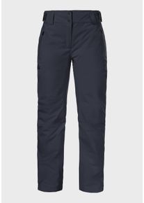 Sch&ouml;ffel Outdoorhose SCH&Ouml;FFEL "Pants Style Pine WMS", Damen, Gr. 76, Normalgr&ouml;&szlig;en, 8820, blau, Oberstoff: Aussenseite: 100% Polyester. (Membran: Polyurethan). Futter Rumpf unten: 100% Polyester. Wattierung: 100% Polyester, Hosen Outdoorhose