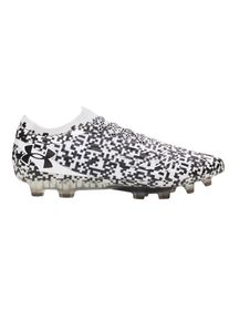 Under Armour Unisex Volwassen Elite Pixelated Firm Ground Voetbalschoenen (Zwart/Wit)