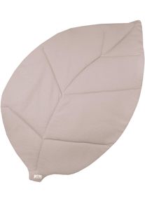 Julius Z&ouml;llner Krabbeldecke JULIUS Z&Ouml;LLNER "Blatt Waffelpiqu&eacute;", beige (nougat), B:110cm L:170cm, Baumwolle, Wohndecken, Krabbeldecke, Made in Germany