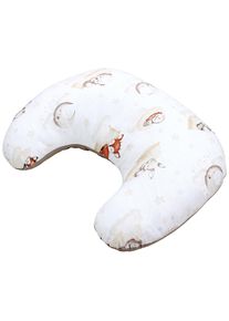 Stillkissen TUPTAM "Stillkissen Baby Stillkissen Klein mit Baumwoll-Bezug", Baby, beige (schlafende baby tiere, beige), Obermaterial: 100% Baumwolle CO., Funktionskissen Stillkissen