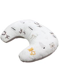 Stillkissen TUPTAM "Stillkissen Baby Stillkissen Klein mit Baumwoll-Bezug", Baby, gelb (wald, fuchs, reh, igel, b&auml;rchen, beige), Obermaterial: 100% Baumwolle CO., Funktionskissen Stillkissen